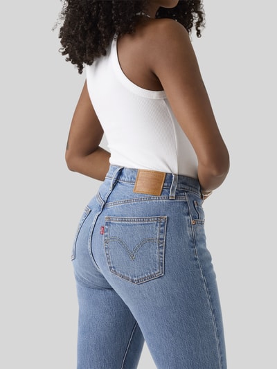Levi's® 300 straight fit jeans van katoenmix Lichtblauw - 3