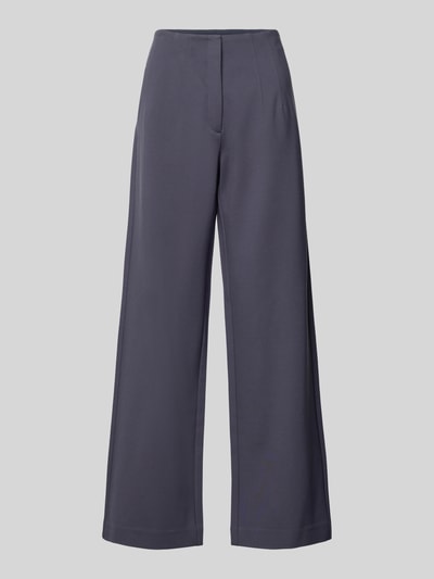 Produktfoto, Weite Hose aus Viskose-Mix von s.Oliver BLACK LABEL in Optik: Unifarben, Passform: Wide Leg, glatte Textur