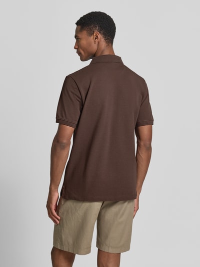 s.Oliver RED LABEL Koszulka polo o kroju regular fit z czystej bawełny Czekoladowy 5