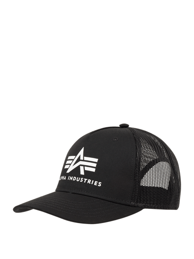 Alpha Industries Cap mit Logo  Black 1