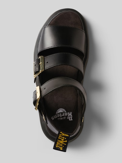 Productfoto, Strap Sandalen uit echt leer met doornsluitingen model 'Gryphon' van Dr. Martens, afgerond model, leren detail, profielzool, hakhoogte maat 40: 4 cm, schachtbreedte maat 40: 8 cm