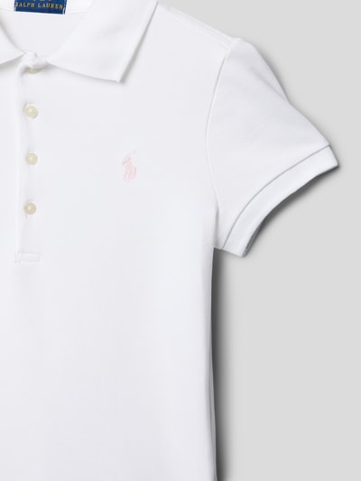 Polo Ralph Lauren Teens Koszulka polo z wyhaftowanym logo Biały 2