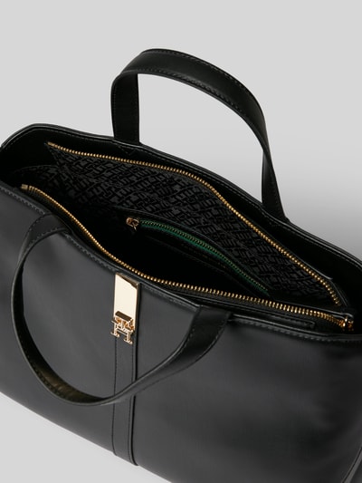 Tommy Hilfiger Handtasche mit Label-Applikation Modell 'HERITAGE' Black 4