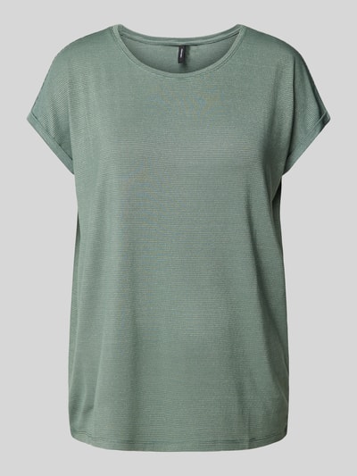 Vero Moda Top met ronde hals, model 'LAVA' Donkergroen - 2