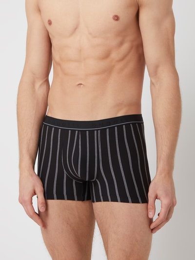 bugatti Boxershort met stretch in een set van 2 stuks, model 'Rom' Zwart - 3