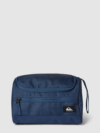 Quiksilver Kulturtasche mit Label-Patch Modell 'CAPSULE' Bleu 1