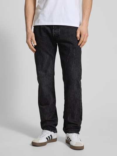 Levi's® Jeansy z prostą nogawką i 5 kieszeniami model ‘501 CRASH COURSES’ Czarny 4