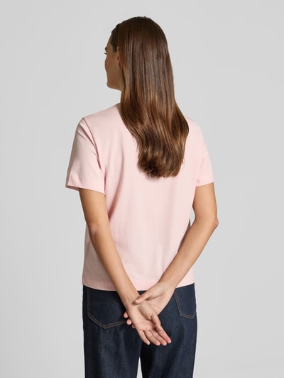 Jake*s Studio Woman T-Shirt mit Rundhalsausschnitt und Motiv-Print Hellrosa 5