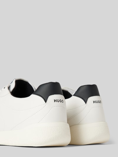 HUGO Sneaker mit Label-Print Modell 'Riven' Weiss 2
