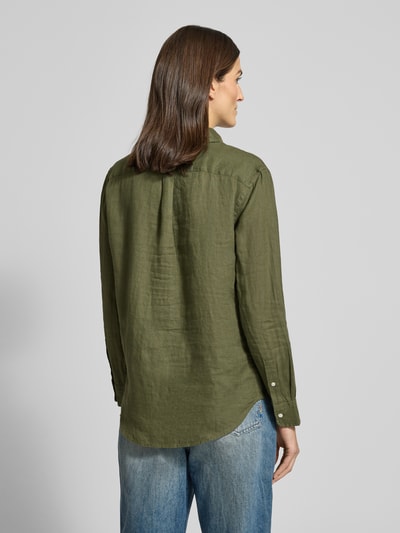 Polo Ralph Lauren Overhemdblouse met knoopsluiting Olijfgroen - 5