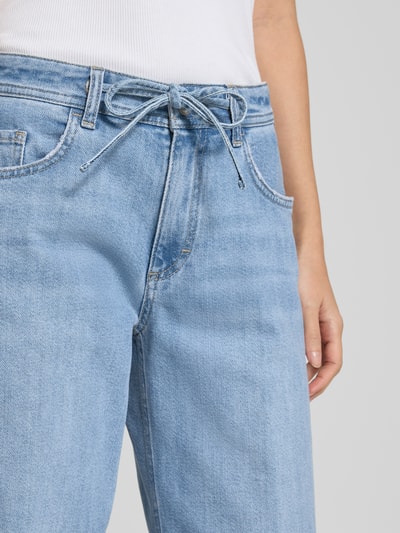 Brax Wide Fit Jeans mit Bindegürtel Modell 'MORGAN' Hellblau 3