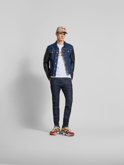 Dsquared2 Jeansjacke mit Knopfleiste Blau 1