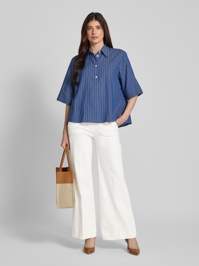 Stefanel Wide leg jeans met steekzakken Offwhite - 1