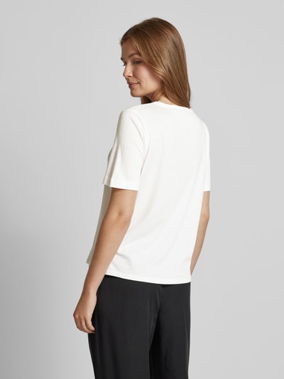 Luisa Cerano T-Shirt mit Rundhalsausschnitt Offwhite 5