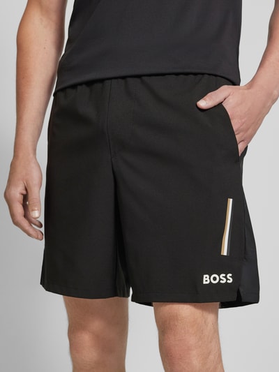 BOSS Green Shorts met elastische band Zwart - 3