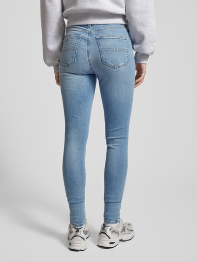 Tommy Jeans Skinny Fit Jeans im 5-Pocket-Design Modell 'NORA' Hellblau 5