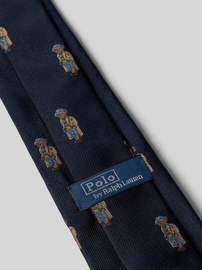 Polo Ralph Lauren Krawatte aus reiner Seide mit Allover-Muster Marine 3