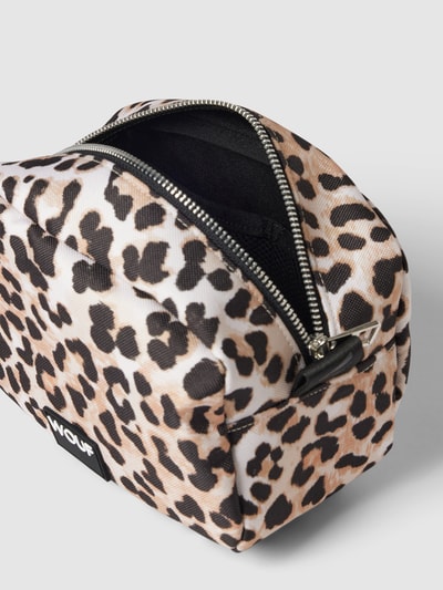 WOUF Kosmetiktasche mit Animal-Print Modell 'Cleo' Sand 3