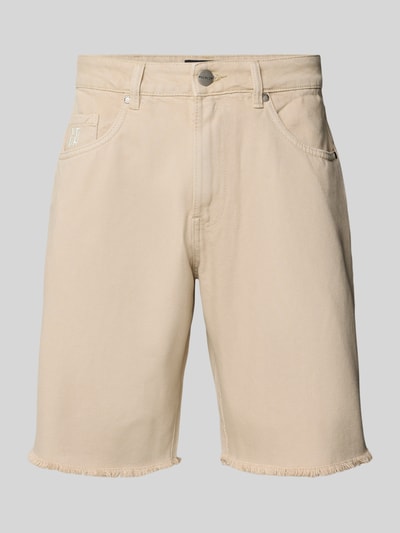 Pegador Regular Fit Jeansshorts im 5-Pocket-Design Modell 'Legra' Beige 2