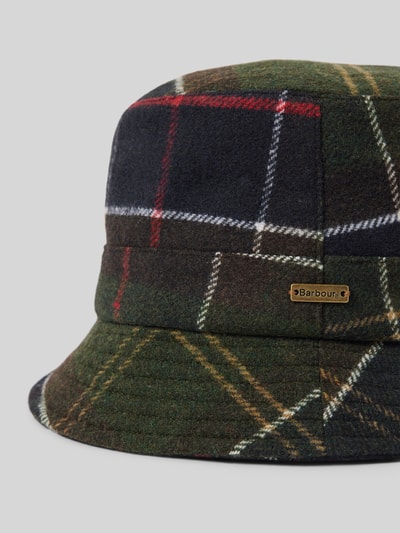 Barbour Bucket Hat mit Label-Applikation Modell 'HEIDI' Oliv 2