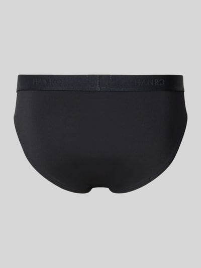 Hanro Slip van bijzonder licht, soepel microvezel Zwart - 3