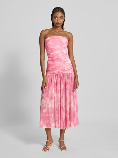 Bardot Cocktailkleid im Off-Shoulder-Look Modell 'SOLANA' Rosa 4