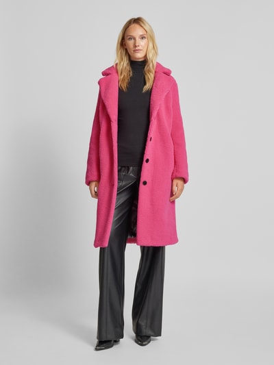 Frieda & Freddies Mantel im Double-Layer-Look Modell 'GINE' Pink 1