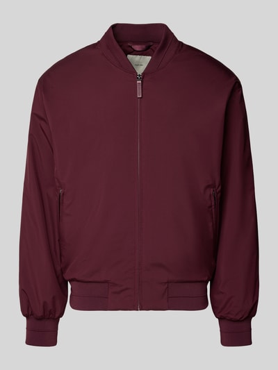CK Calvin Klein Bomberjack met ritszakken Bordeaux - 2