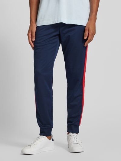 Lacoste Sweatpants met elastische band, model ‘TAFFETA’ Donkerblauw - 4