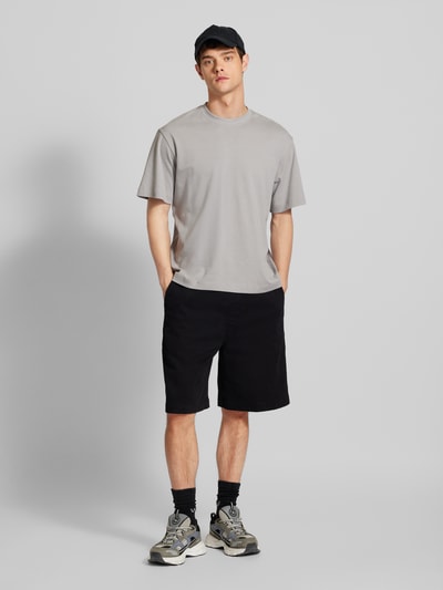 Jack & Jones T-shirt met labeldetail, model 'EURBAN EDGE' Lichtgrijs - 1