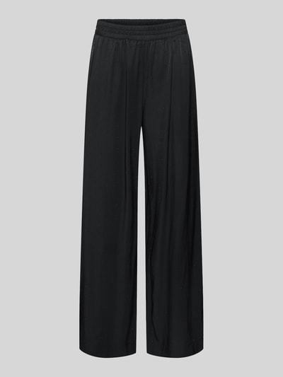 FREE/QUENT Stoffhose aus Viskose-Mix mit elastischem Bund Modell 'HILDA' Black 2