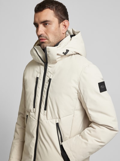 Tom Tailor Funktionsjacke mit Kapuze mit Tunnelzug und Daunen-Entender-Füllung Offwhite 3