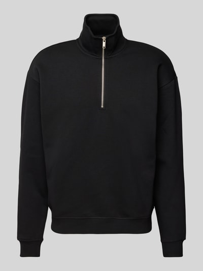 MCNEAL Sweatshirt mit Troyer-Kragen Black 2