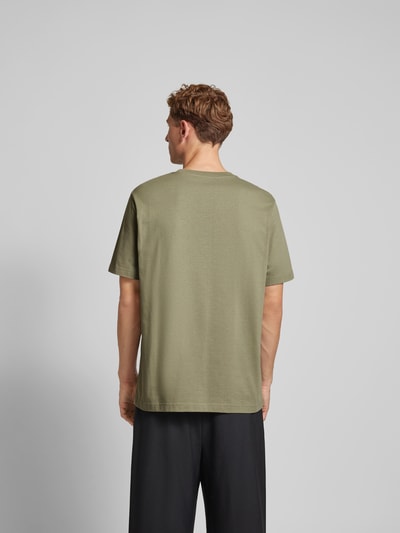 MAISON KITSUNE T-Shirt aus reiner Baumwolle Khaki 5