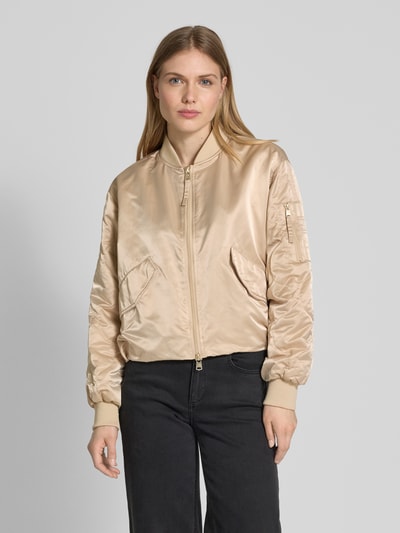 Beaumont Amsterdam Bomberjack met tweewegsritssluiting, model 'HADY' Beige - 4