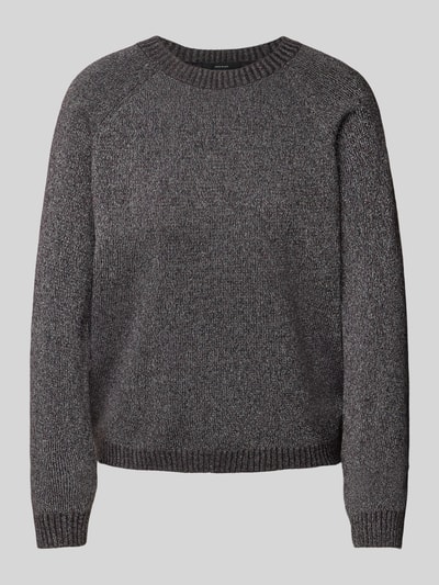 Vero Moda Weicher Pullover mit Glitzerfaden Modell 'DOFFYSHINE' Aubergine Melange 1