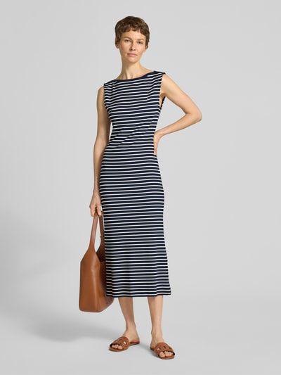 Tommy Hilfiger Enganliegendes Freizeitkleid aus Viskose-Mix Marine 1