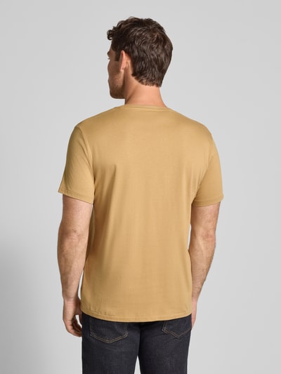 Polo Ralph Lauren Underwear Regular Fit T-Shirt mit Logo-Print Modell 'Crew' Camel 5