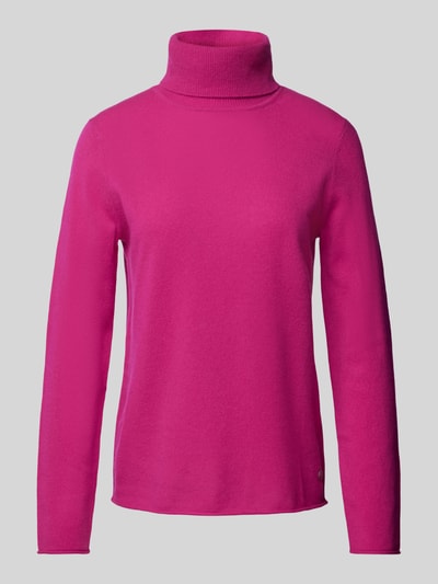 Fynch-Hatton Gebreide kasjmier pullover met col Felroze - 2