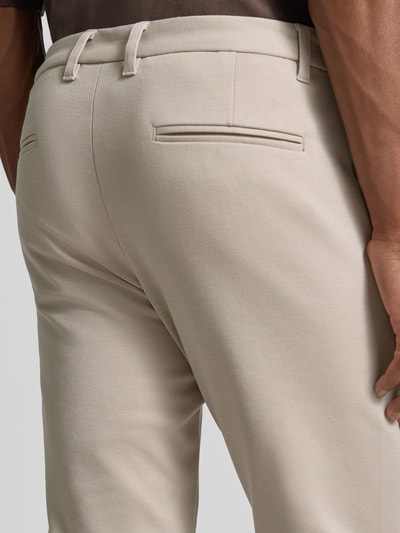 Lindbergh Slim Fit Stoffhose mit umgeschlagenen Hosenbeinen Sand 3