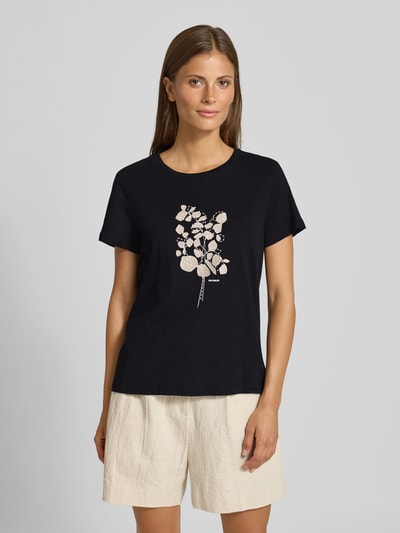 Tom Tailor Regular Fit T-Shirt aus reiner Baumwolle Black 4