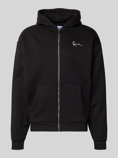 KARL KANI Sweatjack met labelstitching Zwart - 2