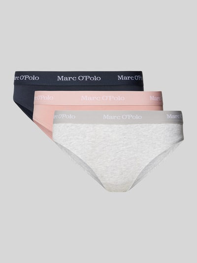 Marc O'Polo Regular fit slip met labelopschrift Lichtgrijs - 1