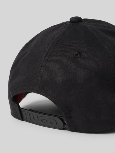 HUGO Basecap mit Label-Stitching Modell 'Jude' Black 3