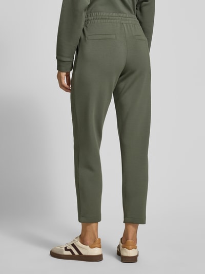 Christian Berg Woman Spodnie dresowe z elastycznym pasem i tunelem Oliwkowy 5