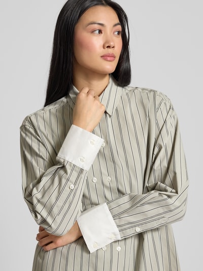 Samsøe Samsøe Relaxed Fit Bluse mit zweireihiger Knopfleiste Modell 'SALAS' Lind 3