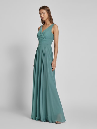 TROYDEN COLLECTION Abendkleid mit gelegten Falten Mint 1