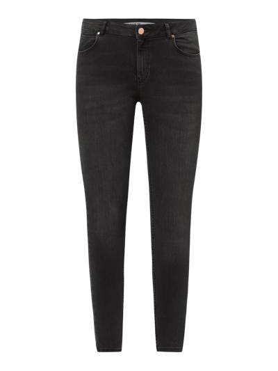 Review Jeansy skrócone o kroju skinny fit z dodatkiem streczu  Ciemnoszary 2