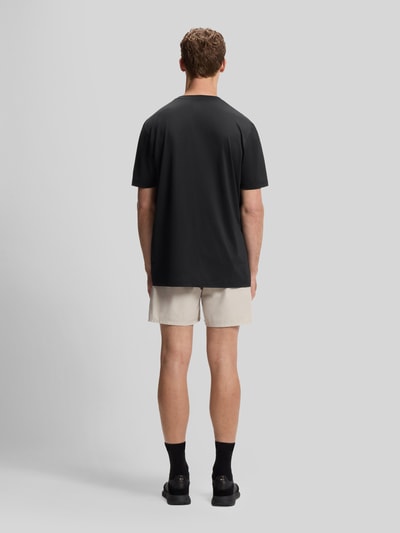 BOSS Green Slim Fit Sport-T-Shirt mit Label-Print Modell 'TS_Active' Black 5