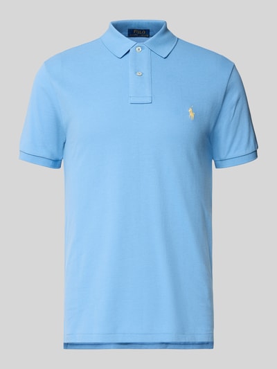 Polo Ralph Lauren Poloshirt met labelstitching Lichtblauw - 2